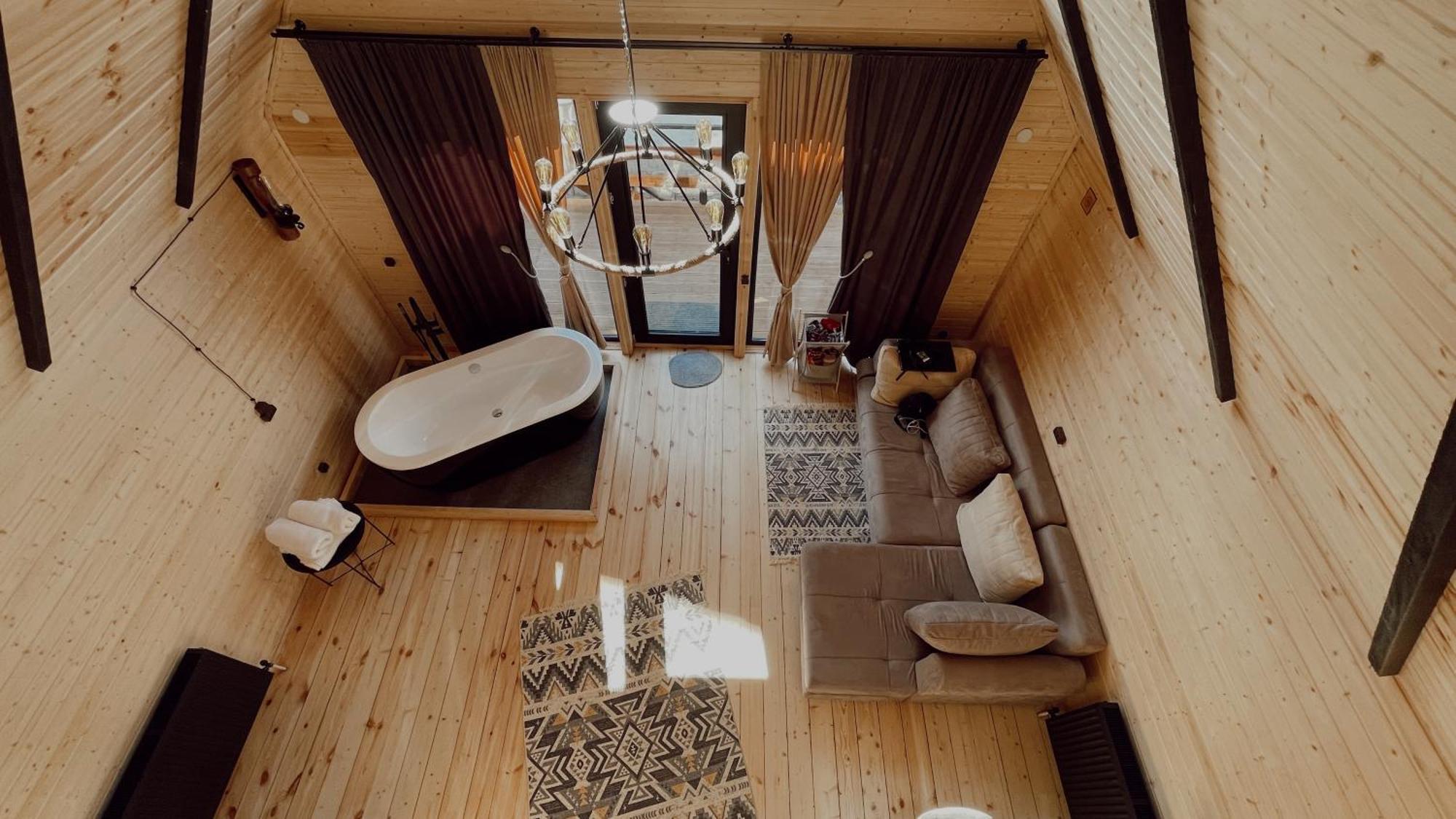 Outdoor Cottages Kazbegi Rum bild
